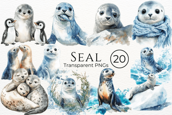 Seal Watercolor Cliparts: A Designer's Guide