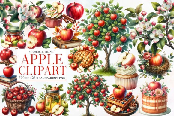 Watercolor Apple Clipart: A Designer's Guide to Style and Use